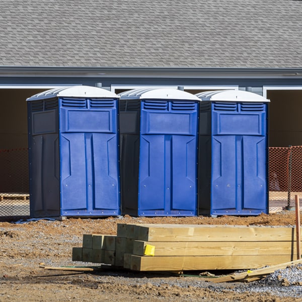 how can i report damages or issues with the portable toilets during my rental period in Terra Ceia